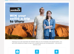 Win your selfie a trip to Uluru