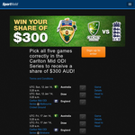 Win Your Share of $300 Cash - SportsHold