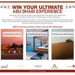 Win your ultimate Abu Dhabi experience!