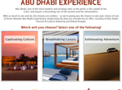 Win your ultimate Abu Dhabi experience!