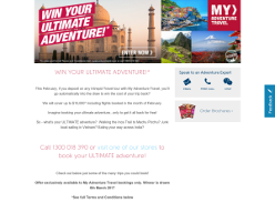 Win your ultimate adventure! (Purchase Required)