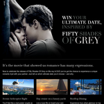 Win your ultimate date inspired by Fifty Shades of Grey - Fifty Shades of Grey