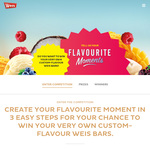 Win your very own custom flavour Weis bars!