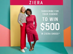 Win a $500 Ziera Shoes Gift Voucher