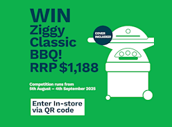Win 1 of 4 Ziggy BBQs