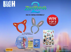 Win 1 of 3 Zootopia Prize Packs