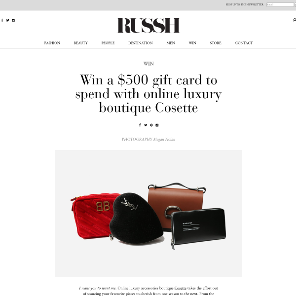 Wina $500 Online Shopping Voucher